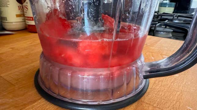 Watermelon, lime juice, and water make a great aqua fresca without added sugar. 